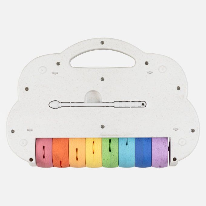 Xylophone rouleaux arc en ciel bébé enfant Tiger Tribe