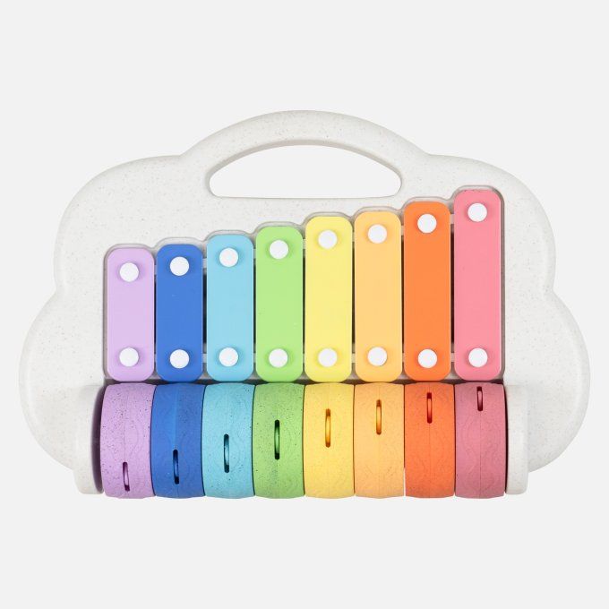 Xylophone rouleaux arc en ciel bébé enfant Tiger Tribe