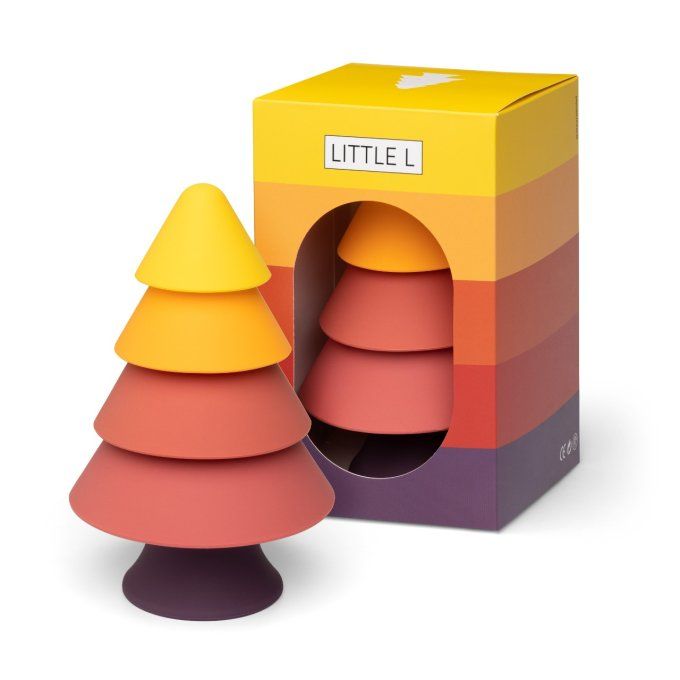 Arbre à empiler silicone Little L orange