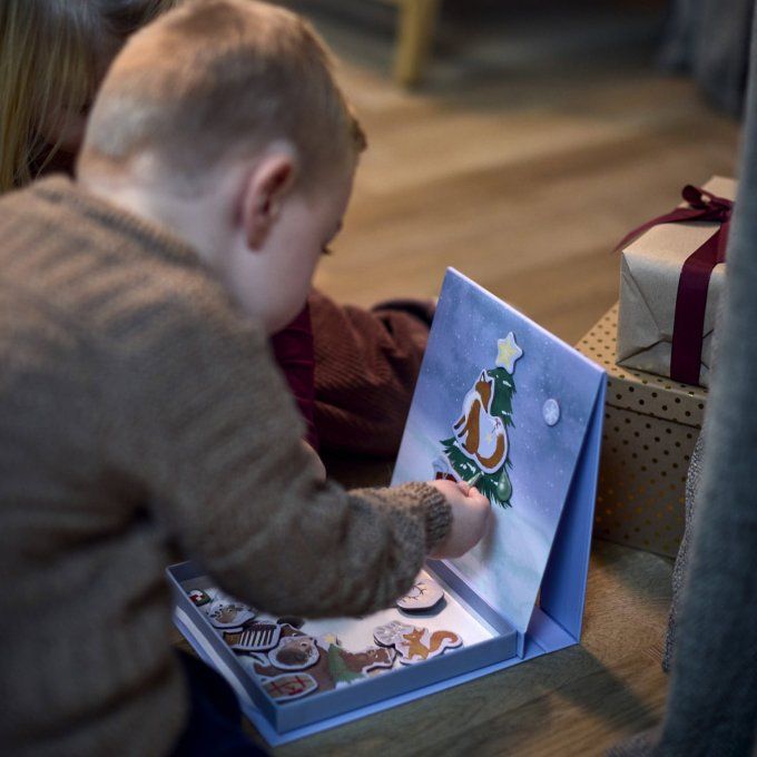 Jeu magnétique Filibabba hiver merveilleux thème Noël