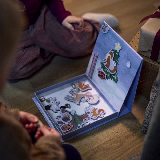 Jeu magnétique Filibabba hiver merveilleux thème Noël