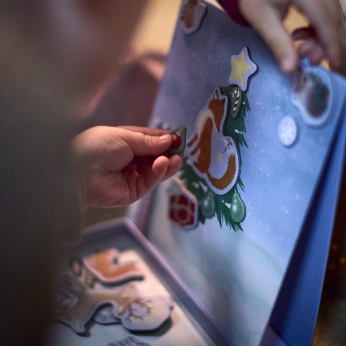 Jeu magnétique Filibabba hiver merveilleux thème Noël