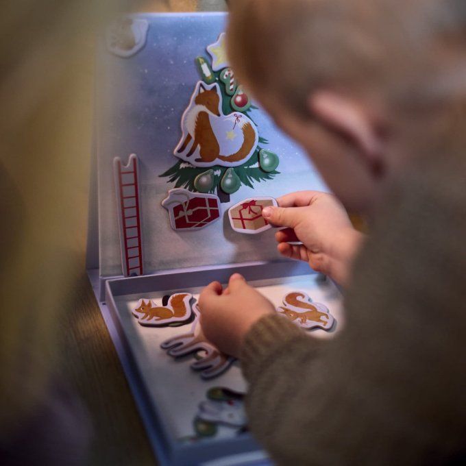 Jeu magnétique Filibabba hiver merveilleux thème Noël