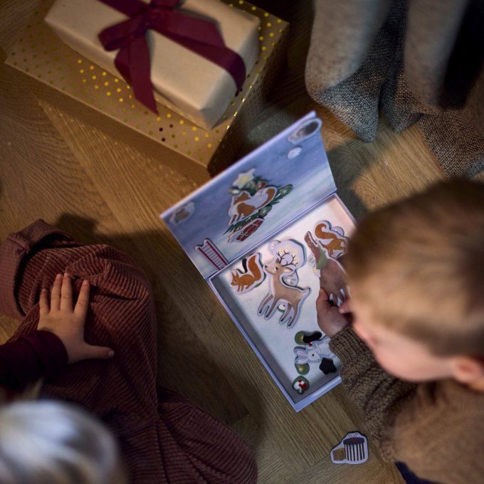 Jeu magnétique Filibabba hiver merveilleux thème Noël