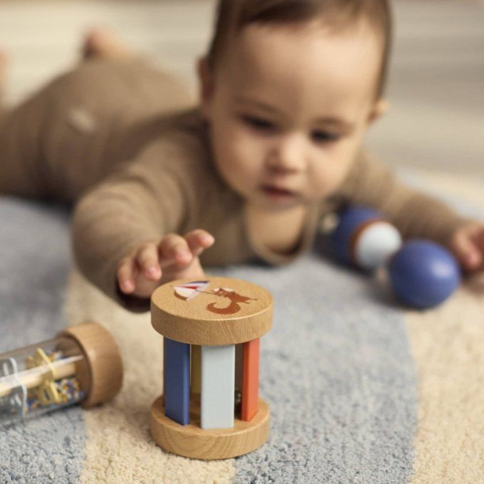 Valise Mes premiers jouets sensoriels en bois Filibabba