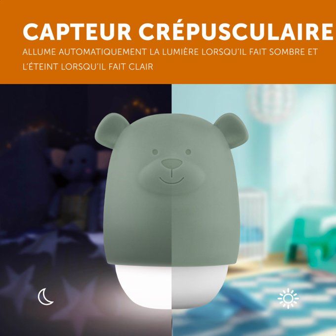Veilleuse rechargeable grande autonomie Zazu Benny ours